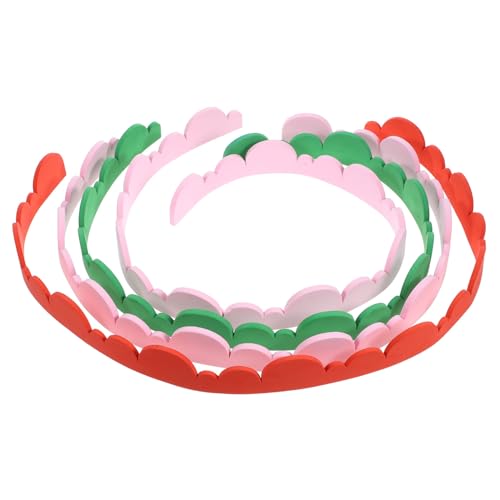 DOITOOL 4 Stück Teiliges Wellenrand für Pinnwände Schaumstoffblumen Rot und Dunkelgrün für Kindergarten und Klassendekorationen Einfache Anwendung ohne Kleber DOITOOL 4 Stück Teiliges Wellenrand für Pinnwände Schaumstoffblumen Rot und Dunkelgrün für Kindergarten und Klassendekorationen Einfache Anwendung ohne Kleber von DOITOOL