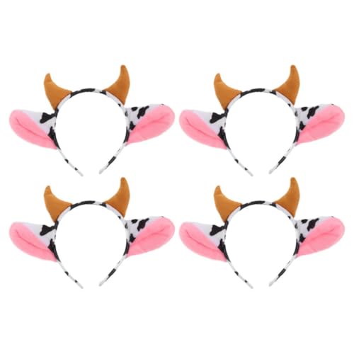 DOITOOL 4 Stück Tierohren Und Hörner Stirnbänder Halloween Weihnachten Festival Thema Cosplay Kostüm Haarbänder Kopfbedeckung von DOITOOL