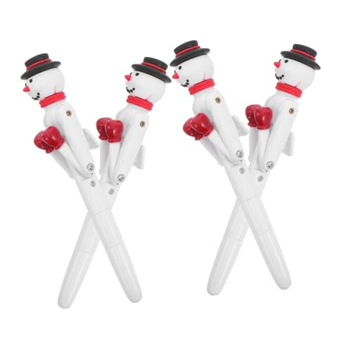 DOITOOL 4 Stück Weihnachts-schneemann-kugelschreiber mit Boxarmen Lustiger Gel-tintenstift Interaktives Glattes Schreiben als Weihnachtsfeier- DOITOOL 4 Stück Weihnachts-schneemann-kugelschreiber mit Boxarmen Lustiger Gel-tintenstift Interaktives Glattes Schreiben als Weihnachtsfeier- von DOITOOL