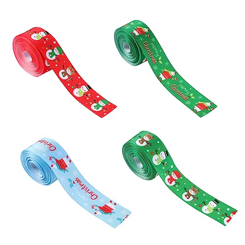 DOITOOL 4 Stück Weihnachtsband Schleife Gold Drinnen Weihnachts -sackleinenband Weihnachtsbänder Stern Dekoration Band Für Bögen Blau Breit Weihnachtsdrahtband Groß Geschenkband Stoff DOITOOL 4 Stück Weihnachtsband Schleife Gold Drinnen Weihnachts -sackleinenband Weihnachtsbänder Stern Dekoration Band Für Bögen Blau Breit Weihnachtsdrahtband Groß Geschenkband Stoff von DOITOOL