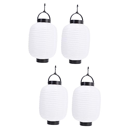 DOITOOL 4 Stück Winterliche Melonenlaterne izakaya Gartenlaterne Wohnkultur home decor Hochzeitsdekoration Lampenschirme traditionelle japanische Laternenlampe japanische Klapplaterne leer von DOITOOL