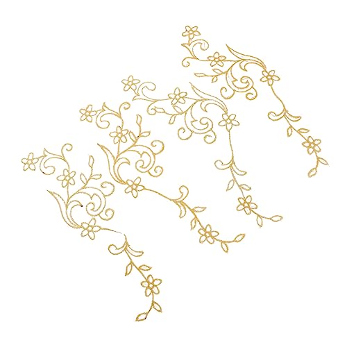 DOITOOL 4 Stück gesticktes DIY für kleidung Blumen Erwachsene Stich Kleidungsflicken Flecken bestickt kleidung nähen Reparaturflicken selber nähen Applikationen zum Nähen Stoff Beige DOITOOL 4 Stück gesticktes DIY für kleidung Blumen Erwachsene Stich Kleidungsflicken Flecken bestickt kleidung nähen Reparaturflicken selber nähen Applikationen zum Nähen Stoff Beige von DOITOOL