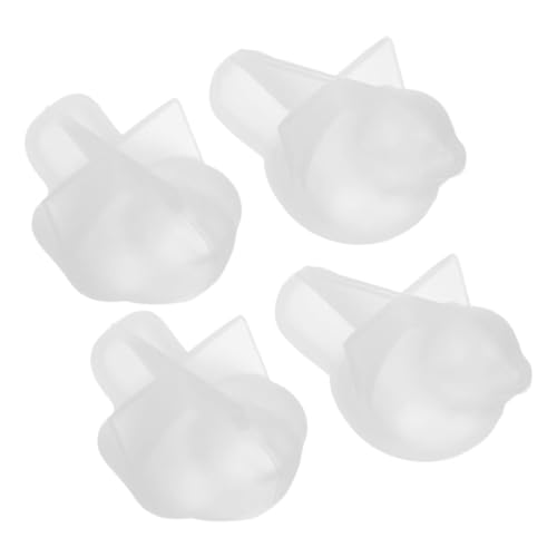 DOITOOL 4 Stücke Klebstoff -drop -vogelform Epoxid-gießform Vögel Diy Schimmel Harzformen Zum Aufhängen An Der Wand Silikongussform Vogel Harzform Betonform Kieselgel Weiß von DOITOOL