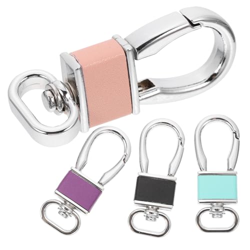 DOITOOL 4 Stücke Schlüsselanhänger Clip Karabiner Schlüssel Schnalle Kleine Männer Keychain Ketten Haken Halter Schlüssel Ringe Zink Legierung von DOITOOL