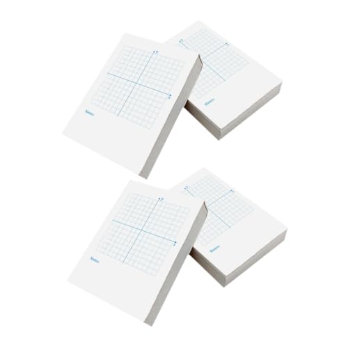 DOITOOL 4 Zahlenleitungs-Übungsbuch gepunktet Zeichnung Klassenzimmer Koordinate hoch Raster Karteikarten Tagebuch machen trocken abwischbares Zubehör Mathematiklehrer Entwurf Papier Weiß von DOITOOL