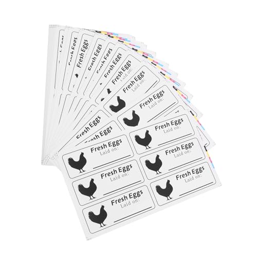 DOITOOL 40 Blatt Handgeschriebene Etikettenaufkleber Datumsetiketten Aufkleber Etikett Abnehmbar Verwendung Durch Etikettenständer Eieraufkleber Produkte Bauernhof Frische Eier DOITOOL 40 Blatt Handgeschriebene Etikettenaufkleber Datumsetiketten Aufkleber Etikett Abnehmbar Verwendung Durch Etikettenständer Eieraufkleber Produkte Bauernhof Frische Eier von DOITOOL