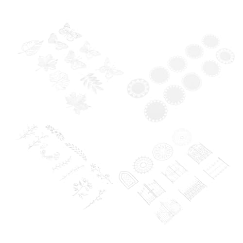 DOITOOL 40 Blatt Vintage Scrapbook Papier Dekoratives Lace Papier für Diy Handbuch Bastelmaterialien Designs für Scrapbooking und Journaling von DOITOOL