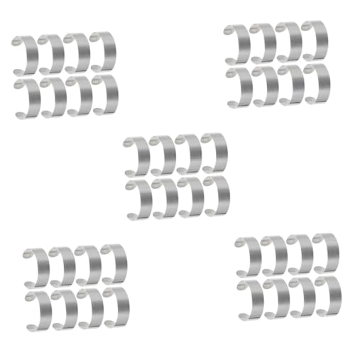 DOITOOL 40 Stck. Teiliges Armreifen Rohlinge für Diy Schmuckherstellung Verstellbare und Langlebige Armbänder mit Glatter Oberfläche für Lederarmbänder und Handgelenk Designs von DOITOOL