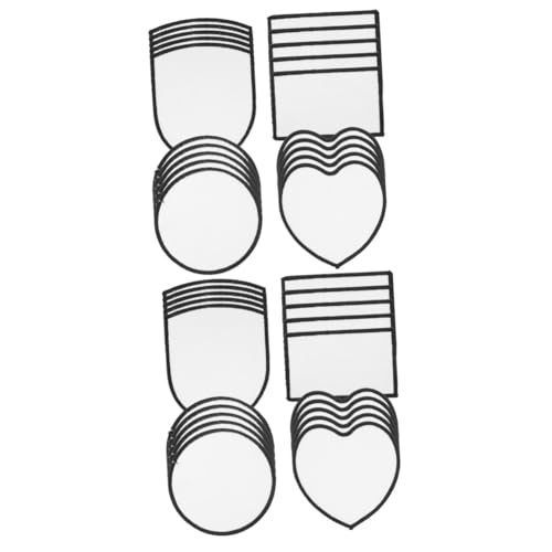 DOITOOL 40 Stck. Teiliges Iron Stickerei Patches zum Aufbügeln Weiße DIY Reparatur Flicken für Kleidung und Hüte Vielseitige Blanko Applikationen für Modegestaltung DOITOOL 40 Stck. Teiliges Iron Stickerei Patches zum Aufbügeln Weiße DIY Reparatur Flicken für Kleidung und Hüte Vielseitige Blanko Applikationen für Modegestaltung von DOITOOL