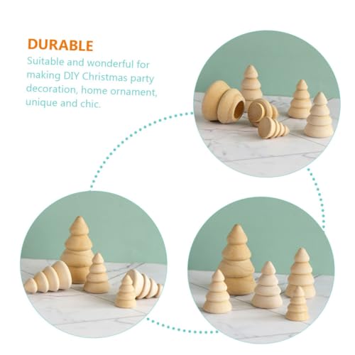 DOITOOL 40 Stck. Teiliges Unbemalte Holz Weihnachtsbaum Modelle zum Bemalen DIY Malspielzeug Verschiedene Geruchsfreie Langlebige Holzdeko für Weihnachtsbasteln und Tischdekoration DOITOOL 40 Stck. Teiliges Unbemalte Holz Weihnachtsbaum Modelle zum Bemalen DIY Malspielzeug Verschiedene Geruchsfreie Langlebige Holzdeko für Weihnachtsbasteln und Tischdekoration von DOITOOL