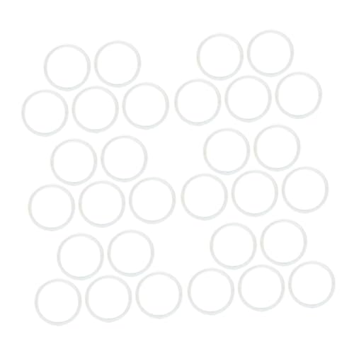 DOITOOL 40 Stück Bindemittel Schreibwaren regiert Scheiben Binderinge eng gebunden Tab Binderscheiben Planerscheiben aus Kunststoff Ringbuch aus Kunststoff Plattenordner Abs Transparent DOITOOL 40 Stück Bindemittel Schreibwaren regiert Scheiben Binderinge eng gebunden Tab Binderscheiben Planerscheiben aus Kunststoff Ringbuch aus Kunststoff Plattenordner Abs Transparent von DOITOOL