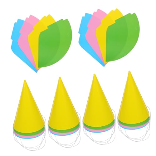 DOITOOL 40 Stück Einfarbige Papierparty Hüte im Design Leichte Festliche Kopfbedeckung für Jungen und Mädchen für Geburtstagsfeiern und Feiertagsdekorationen DOITOOL 40 Stück Einfarbige Papierparty Hüte im Design Leichte Festliche Kopfbedeckung für Jungen und Mädchen für Geburtstagsfeiern und Feiertagsdekorationen von DOITOOL