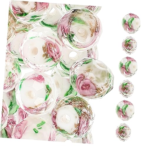 DOITOOL 40 Stück Facettierte Glasperlen Diy Bastelperlen für Armbänder und Ohrringe und Perlen für Schmuckherstellung und Handwerksprojekte DOITOOL 40 Stück Facettierte Glasperlen Diy Bastelperlen für Armbänder und Ohrringe und Perlen für Schmuckherstellung und Handwerksprojekte von DOITOOL