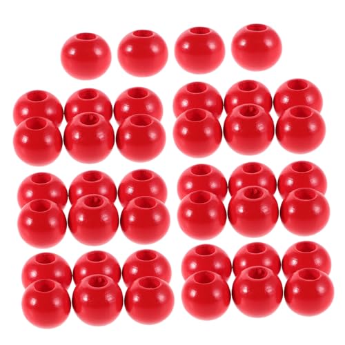 DOITOOL 40 Stück Große Holzperlen mit Großem Loch zum Auffädeln Runde Spacer Perlen für DIY Schmuckherstellung Vielseitig Einsetzbar für Halsketten Armbänder und Kreative Bastelprojekte DOITOOL 40 Stück Große Holzperlen mit Großem Loch zum Auffädeln Runde Spacer Perlen für DIY Schmuckherstellung Vielseitig Einsetzbar für Halsketten Armbänder und Kreative Bastelprojekte von DOITOOL