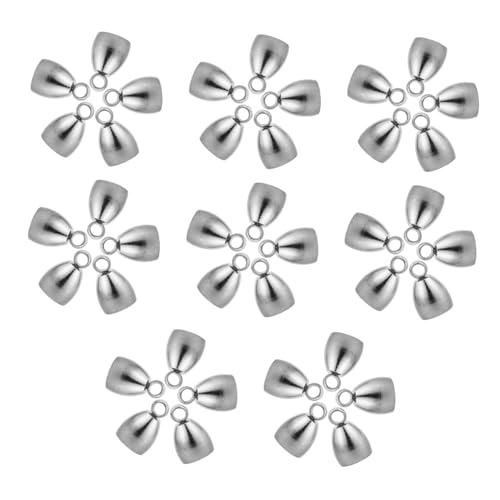 DOITOOL 40 Stück Kordelenden Oval Metall Endkappen für Schmuckherstellung Diy Basteln Verstellbare Langlebige Seilabschlüsse für Armbänder und Halsketten DOITOOL 40 Stück Kordelenden Oval Metall Endkappen für Schmuckherstellung Diy Basteln Verstellbare Langlebige Seilabschlüsse für Armbänder und Halsketten von DOITOOL