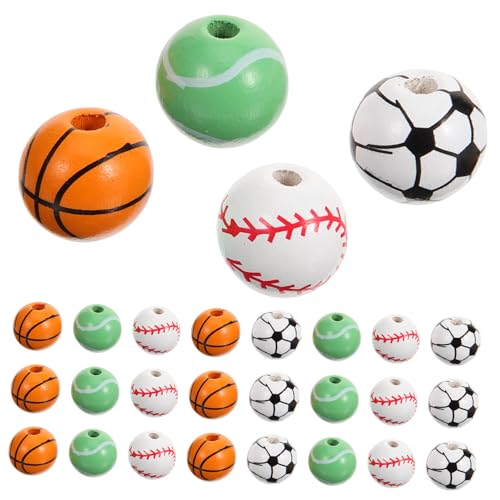 DOITOOL 40 Stück Perlenarmbandmaterial Spacer Basteln Für Herstellung Abstandskugelperlen Perlen Masse Perlen-kit Ball Runden Schmuck Armbandzubehör Holzperlen DOITOOL 40 Stück Perlenarmbandmaterial Spacer Basteln Für Herstellung Abstandskugelperlen Perlen Masse Perlen-kit Ball Runden Schmuck Armbandzubehör Holzperlen von DOITOOL