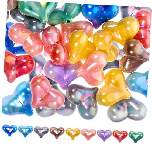 DOITOOL 40 Stück Perlenmaterial Form Schlüsselbund Handwerk Reiz UV lose Perlen für Schmuck DIY Schmuck lose Perlen Armbänder machen Perlen herzförmige Perle Acryl DOITOOL 40 Stück Perlenmaterial Form Schlüsselbund Handwerk Reiz UV lose Perlen für Schmuck DIY Schmuck lose Perlen Armbänder machen Perlen herzförmige Perle Acryl von DOITOOL