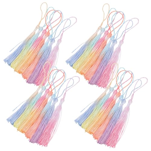 DOITOOL 40 Stück Quaste Lesezeichen Schönes kleines Lesezeichen Schlüsselanhänger Quasten Masse Triebhandwerk geschmeidige Quaste Fransen nähen Mädchen Polyester DOITOOL 40 Stück Quaste Lesezeichen Schönes kleines Lesezeichen Schlüsselanhänger Quasten Masse Triebhandwerk geschmeidige Quaste Fransen nähen Mädchen Polyester von DOITOOL