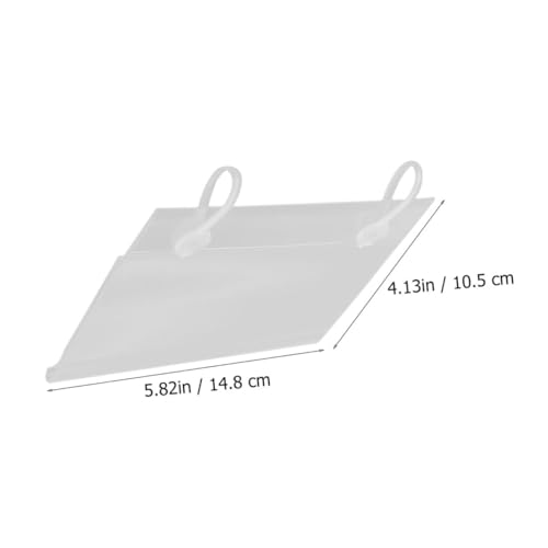 DOITOOL 40 Stück Supermarkt Preisschildhalter PVC Hängend Preisetiketten Halter Für Einzelhandel Ladenregal Anzeige Preislabelhalter Praktisch Langlebig von DOITOOL