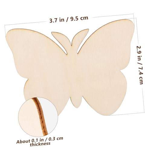 DOITOOL 40 Stück Teiliges Holz Schmetterling Beidseitig Glatt Polierte Holzscheiben Unlackierte Bastel Holzstücke zum Bemalen Dekorieren DIY Geschenkanhänger und Wanddeko für Kreative DOITOOL 40 Stück Teiliges Holz Schmetterling Beidseitig Glatt Polierte Holzscheiben Unlackierte Bastel Holzstücke zum Bemalen Dekorieren DIY Geschenkanhänger und Wanddeko für Kreative von DOITOOL