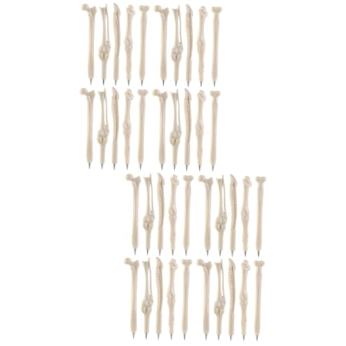 DOITOOL 40 Stück Teiliges Kugelschreiber Knochenform Kreative Halloween Kugelschreiber Schwarze Mine Glattes Schreiben Ergonomisch Schüler Büro DOITOOL 40 Stück Teiliges Kugelschreiber Knochenform Kreative Halloween Kugelschreiber Schwarze Mine Glattes Schreiben Ergonomisch Schüler Büro von DOITOOL