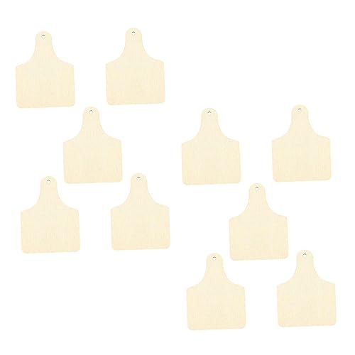 DOITOOL 40 Stück Teiliges Set Holzanhänger mit Hanfschnur Diy Blanko Holzscheiben zum Bemalen Vielseitige Dekoration für Feste Wand und Baumschmuck Natürliche Holzscheiben für Kreative von DOITOOL