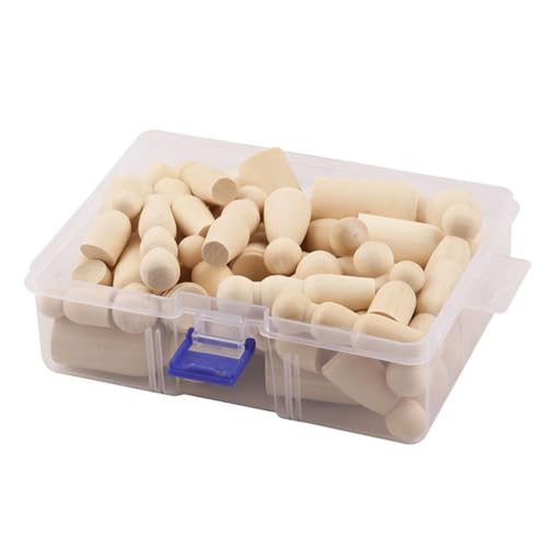 DOITOOL 40 Stück Teiliges Set Unbemalte Holzpuppen Kleine Holzfiguren zum Bemalen DIY Bastelset für Puppenhaus Holzspielfiguren Familienfiguren mit Glatter Oberfläche für Kreative DOITOOL 40 Stück Teiliges Set Unbemalte Holzpuppen Kleine Holzfiguren zum Bemalen DIY Bastelset für Puppenhaus Holzspielfiguren Familienfiguren mit Glatter Oberfläche für Kreative von DOITOOL