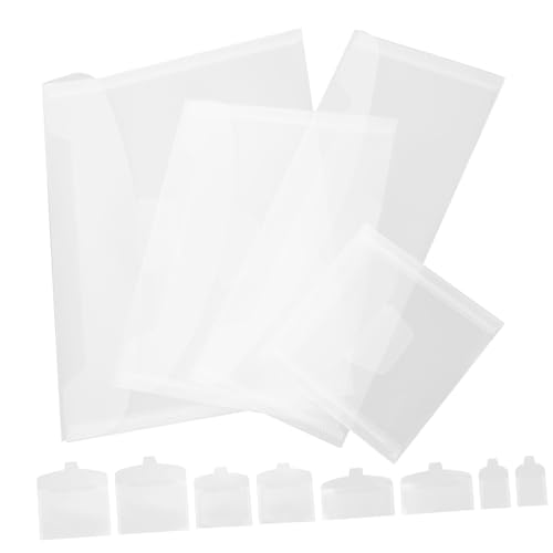 DOITOOL 40 Stück Teiliges Transparente Dokumententaschen mit Clipverschluss Verschiedene Langlebige Aufbewahrungstaschen für Schule und Büro Praktische Organizer für Arbeitsmappen und DOITOOL 40 Stück Teiliges Transparente Dokumententaschen mit Clipverschluss Verschiedene Langlebige Aufbewahrungstaschen für Schule und Büro Praktische Organizer für Arbeitsmappen und von DOITOOL