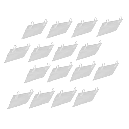 DOITOOL 40 Stück Transparente Preisschildhalter für Supermärkte und Einzelhandel Vielseitig Einsetzbar zur Preisanzeige und Etikettierung von DOITOOL