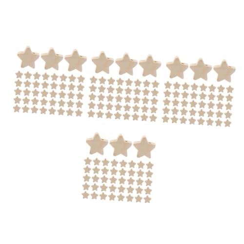 DOITOOL 400 Stck. Fünfzackige Holzperlen Sternform Naturholz Perlen zum Auffädeln für DIY Schmuck Armbänder Makramee Basteln Zubehör Kreative Handarbeit DOITOOL 400 Stck. Fünfzackige Holzperlen Sternform Naturholz Perlen zum Auffädeln für DIY Schmuck Armbänder Makramee Basteln Zubehör Kreative Handarbeit von DOITOOL
