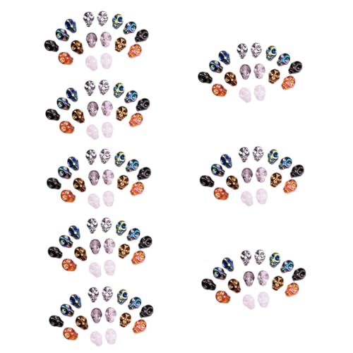 DOITOOL 400 Stk. Teiliges DIY Schmuckperlen Bunte Schädelglasperlen Lose Perlen für Armband Halskette Schmuckherstellung Vielseitig Kombinierbar Umweltfreundlich DOITOOL 400 Stk. Teiliges DIY Schmuckperlen Bunte Schädelglasperlen Lose Perlen für Armband Halskette Schmuckherstellung Vielseitig Kombinierbar Umweltfreundlich von DOITOOL