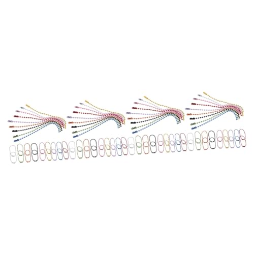 DOITOOL 400 Stk. Teiliges Metall Kugelkettenglieder für Schlüsselanhänger und Schmuck Bunte Kugelketten Vielseitig Einsetzbar für DIY Schmuck Anhänger Taschen und Weihnachtsdekoration DOITOOL 400 Stk. Teiliges Metall Kugelkettenglieder für Schlüsselanhänger und Schmuck Bunte Kugelketten Vielseitig Einsetzbar für DIY Schmuck Anhänger Taschen und Weihnachtsdekoration von DOITOOL