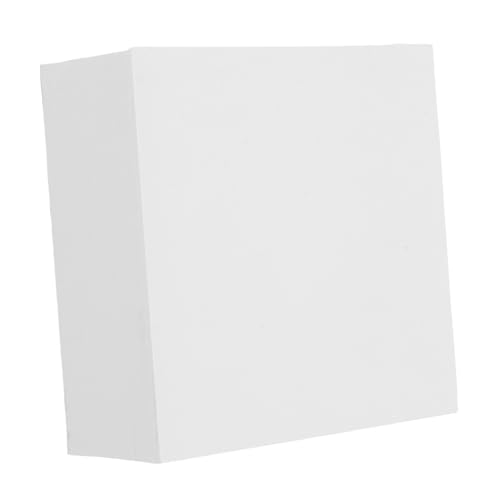DOITOOL 400 Stück Blankes Notizenbuch Nachfüllpapier notizen papier leere Etiketten Aufkleber Papier nachfüllen leere Notizblöcke Memo -Pad Weiß von DOITOOL