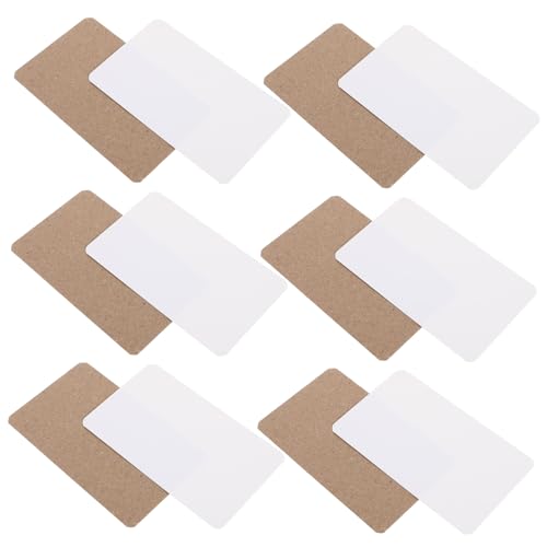 DOITOOL 400 Stück Blanko Wasserfarben Postkarten für DIY Bastelprojekte Leere Grußkarten und Spielkarten zum Beschriften Malen Stempeln und Drucken Verwendung für Schule und Familie von DOITOOL