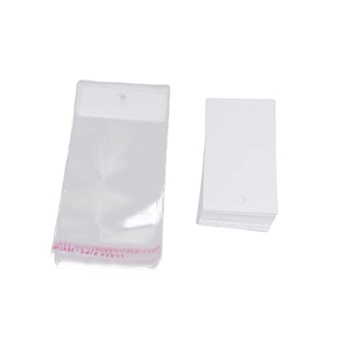 DOITOOL 400 Stück Ohrstecker Etuis mit Selbstverschlussbeuteln Earring Holder Set mit Weißen Kartonetiketten für DIY Ohrringe Beuteln und Karten für Schmuckpräsentation und Verpackung DOITOOL 400 Stück Ohrstecker Etuis mit Selbstverschlussbeuteln Earring Holder Set mit Weißen Kartonetiketten für DIY Ohrringe Beuteln und Karten für Schmuckpräsentation und Verpackung von DOITOOL