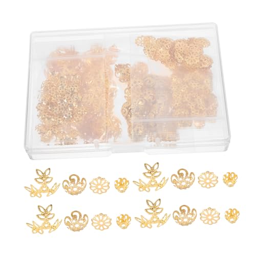 DOITOOL 400 Stück Perlenhut Perlenkappen Ende mehrere für Herstellung Endkappenperlen Perlenkappe aus Blütenblättern Schmuckteile Blumen Endkappen Blumenperlenkappe Eisen Golden DOITOOL 400 Stück Perlenhut Perlenkappen Ende mehrere für Herstellung Endkappenperlen Perlenkappe aus Blütenblättern Schmuckteile Blumen Endkappen Blumenperlenkappe Eisen Golden von DOITOOL