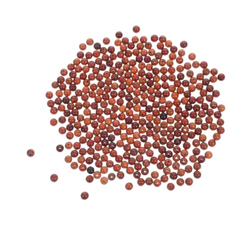 DOITOOL 400 Stück Runde Burma Holzperlen Handpolierte Natürliche Holzperlen Langlebige Abstandshalter für DIY Schmuckherstellung Kreative Bastelprojekte Warme Holzakzente von DOITOOL