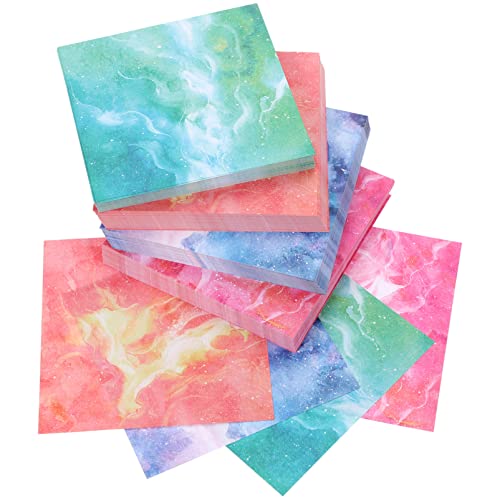 DOITOOL 400Blätter Origami Papier Aquarell Himmel Dekorationspapier für Scrapbooking und DIY Kunstprojekte für Handarbeitsunterricht von DOITOOL