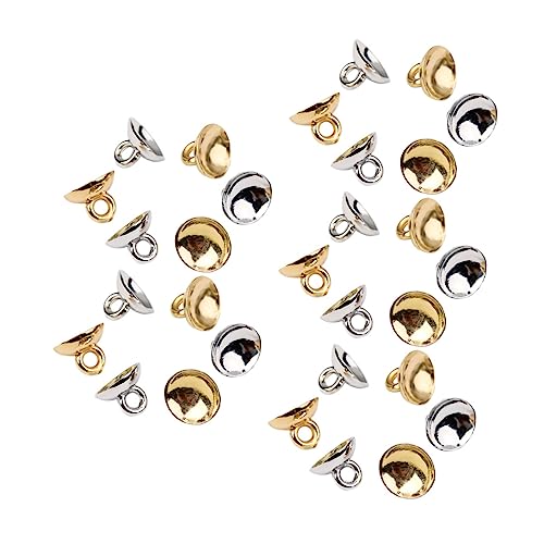 DOITOOL 400Stücke Halbgebohrte Perlen Bügelstift Anhänger DIY Schmuckzubehör für und Armbänder Goldfarben für Kreative DOITOOL 400Stücke Halbgebohrte Perlen Bügelstift Anhänger DIY Schmuckzubehör für und Armbänder Goldfarben für Kreative von DOITOOL
