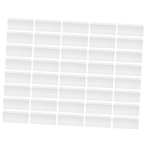 DOITOOL 40Stücke Preisetikettenhalter Aus Transparente Preisschild Halter Für Supermarkt Preisauszeichnung Einzelhandel Und Geschäftsanwendungen DOITOOL 40Stücke Preisetikettenhalter Aus Transparente Preisschild Halter Für Supermarkt Preisauszeichnung Einzelhandel Und Geschäftsanwendungen von DOITOOL
