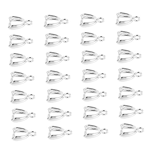 DOITOOL 40Stücke Silberne Anhängerclips Für DIY Schmuck Verschlüsse Für Halsketten Armbänder Und Ohrringe Für Bastelprojekte Und Schmuckherstellung Hochwertigem Material DOITOOL 40Stücke Silberne Anhängerclips Für DIY Schmuck Verschlüsse Für Halsketten Armbänder Und Ohrringe Für Bastelprojekte Und Schmuckherstellung Hochwertigem Material von DOITOOL