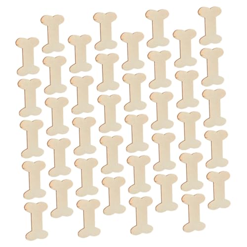 DOITOOL 40Stücke Unfertige Holzanhänger Hundeknochen Formen für DIY Holzhandwerk Basteln Natürliche Holzmaterialien Dekorieren von Kreativen Projekten DOITOOL 40Stücke Unfertige Holzanhänger Hundeknochen Formen für DIY Holzhandwerk Basteln Natürliche Holzmaterialien Dekorieren von Kreativen Projekten von DOITOOL