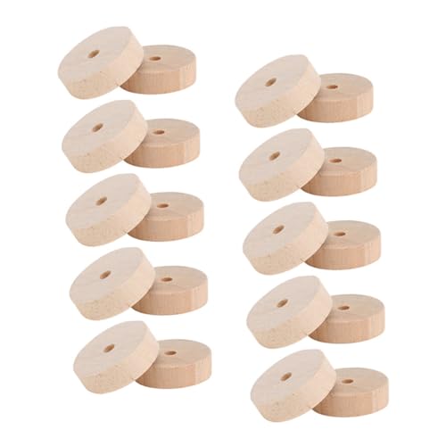 DOITOOL 40stücke Unbehandelte Holzräder Holzräder Zum Basteln Für Spielzeugautos Modellbau Und DIY-projekte DOITOOL 40stücke Unbehandelte Holzräder Holzräder Zum Basteln Für Spielzeugautos Modellbau Und DIY-projekte von DOITOOL