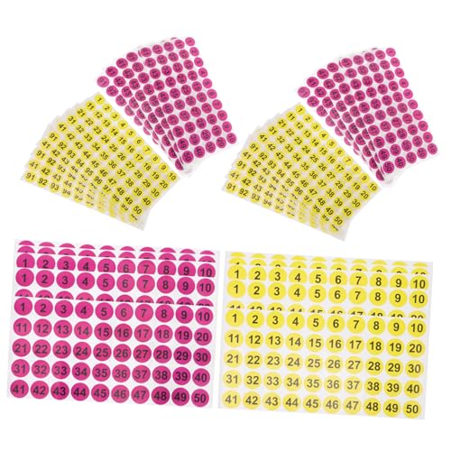 DOITOOL 42 Blatt Bunte Selbstklebende Runde Zahlenaufkleber für Zuhause Büro Schule Ablösbar Rückstandsfrei Vielseitig Einsetzbar zur Beschriftung Organisation und DIY Markierung DOITOOL 42 Blatt Bunte Selbstklebende Runde Zahlenaufkleber für Zuhause Büro Schule Ablösbar Rückstandsfrei Vielseitig Einsetzbar zur Beschriftung Organisation und DIY Markierung von DOITOOL