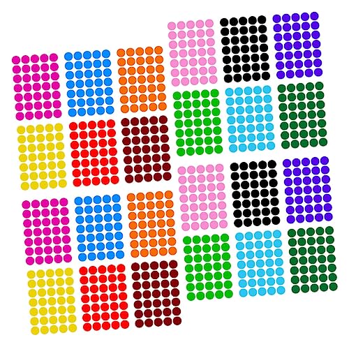 DOITOOL 420 Stück Farbetikettenaufkleber Punkte farbig Vinyl bunt Stichworte für abnehm aufkleber Klebeetiketten Kreisförmige Aufkleber Punktaufkleber zum Verkauf runde Aufkleber Papier DOITOOL 420 Stück Farbetikettenaufkleber Punkte farbig Vinyl bunt Stichworte für abnehm aufkleber Klebeetiketten Kreisförmige Aufkleber Punktaufkleber zum Verkauf runde Aufkleber Papier von DOITOOL
