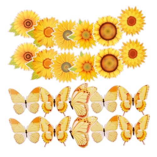 DOITOOL 45 Stück Teiliges Sonnenblumen Papierschneide für Diy Sommerdekoration Klassenzimmer Bulletin Boards Türen Wände Fenster und Mehr DOITOOL 45 Stück Teiliges Sonnenblumen Papierschneide für Diy Sommerdekoration Klassenzimmer Bulletin Boards Türen Wände Fenster und Mehr von DOITOOL