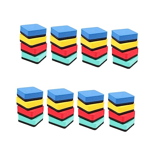 DOITOOL 48 Teiliges Magnetische EVA Whiteboard Eraser Farbige Quadratische Trockenwischer Leicht Waschbar Schonend für Whiteboards Kreidetafeln Geeignet für Schule Büro Zuhause DOITOOL 48 Teiliges Magnetische EVA Whiteboard Eraser Farbige Quadratische Trockenwischer Leicht Waschbar Schonend für Whiteboards Kreidetafeln Geeignet für Schule Büro Zuhause von DOITOOL