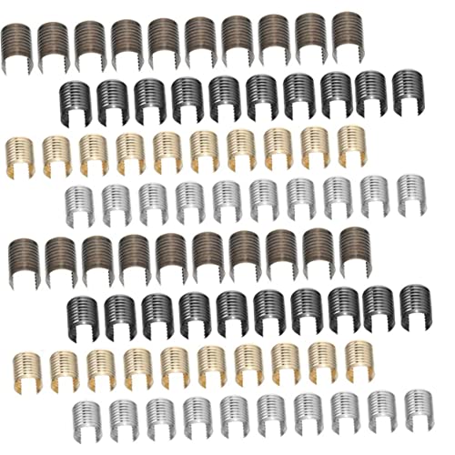 DOITOOL 480 Stk. Teiliges Tassel Clip für DIY Schmuckherstellung Lederseil Klemme in Gold Silber Schwarz und Antikbronze Vielseitige Quasten und Schmuckverschluss Zubehör DOITOOL 480 Stk. Teiliges Tassel Clip für DIY Schmuckherstellung Lederseil Klemme in Gold Silber Schwarz und Antikbronze Vielseitige Quasten und Schmuckverschluss Zubehör von DOITOOL