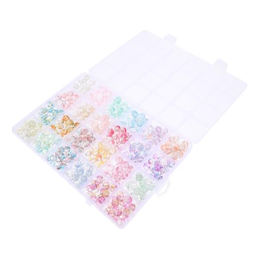 DOITOOL 480 Stück Glasperlen DIY Bastelperlen für Schmuckherstellung Armband und Halskette Glitzernde Acrylperlen Bastelprojekte DOITOOL 480 Stück Glasperlen DIY Bastelperlen für Schmuckherstellung Armband und Halskette Glitzernde Acrylperlen Bastelprojekte von DOITOOL
