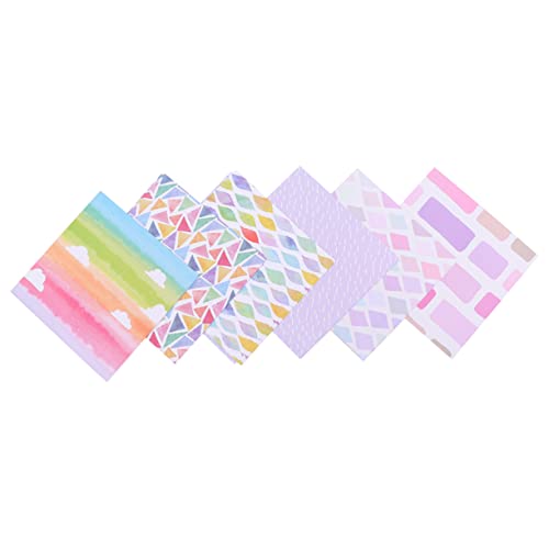 DOITOOL 4Er-Packung Origami Papier mit Wasserfarbenmuster Quadratisches Faltpapier für Diy Bastelprojekte Kinderhandwerk und Dekoration von DOITOOL